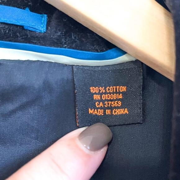 Ben Sherman Velvet Womens Blazer Size XL Black Preppy Old Money Whimsigoth - Picture 9 of 9